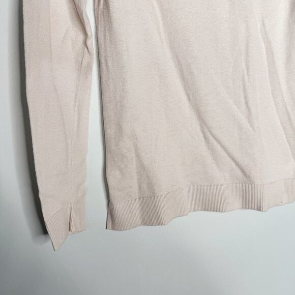 The Line Womens Small Sunkissed Pink Balbina Crew Neck Sweater Cotton Silk Nylon - Picture 5 of 8